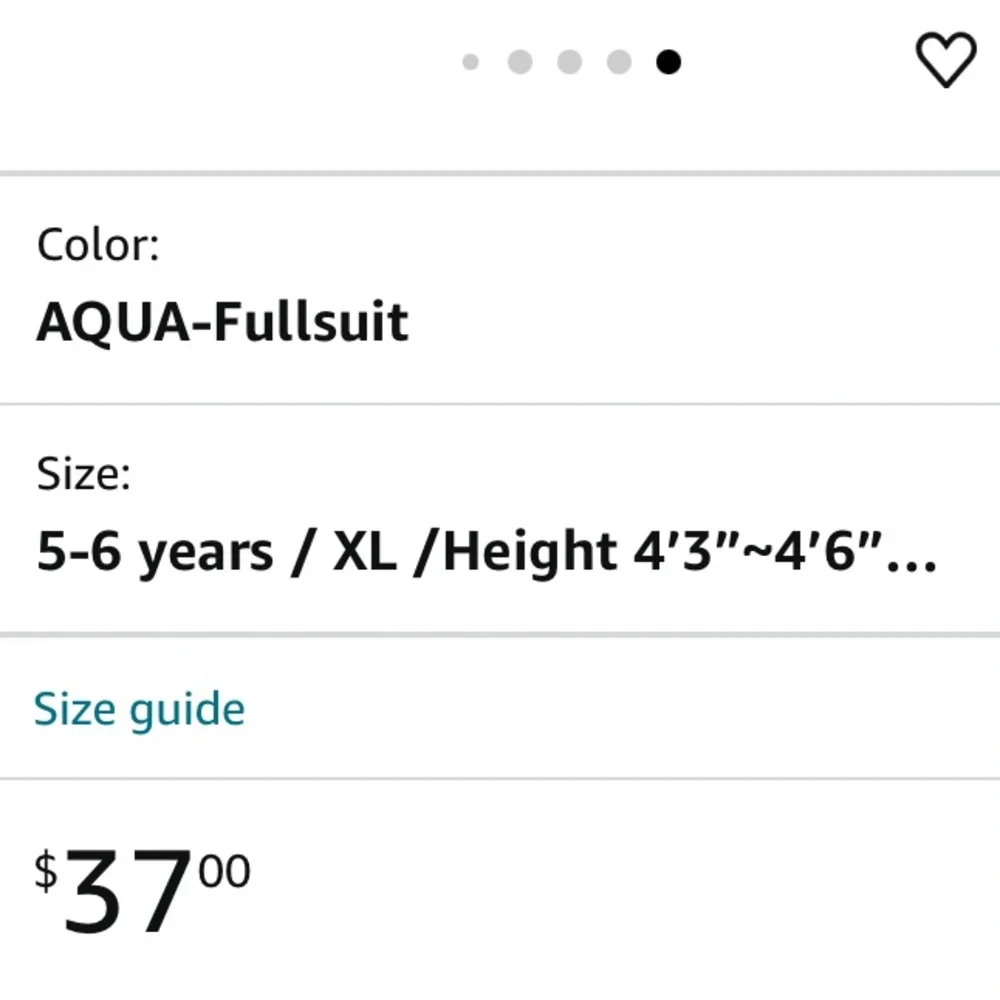 NWOT Kids Wetsuit